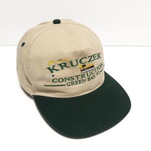 Kruczek Construction Green Bay WI Mens Hat Adjustable Snapback Baseball Hat